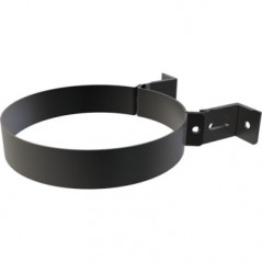 Wall Support 50-80mm dia 125mm - Black